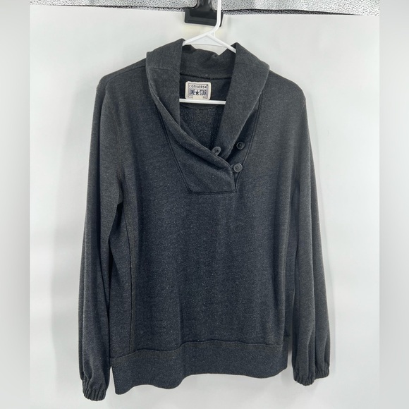 Converse grey pullover shirt size XL - Picture 6 of 9